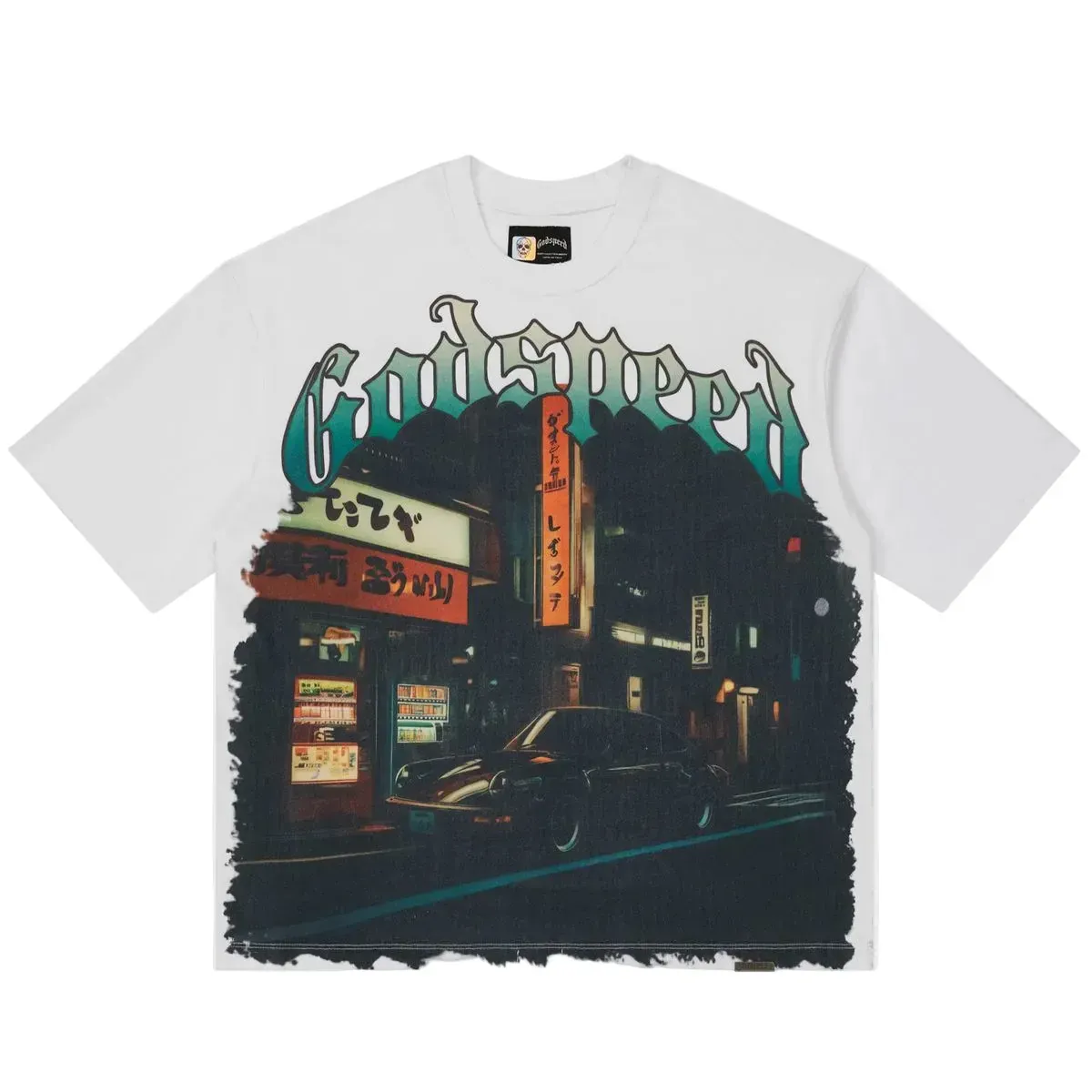 GODSPEED PIT STOP TOKYO TEE WHITE