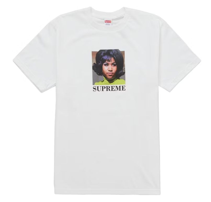 SUPREME ARETHA TEE WHITE