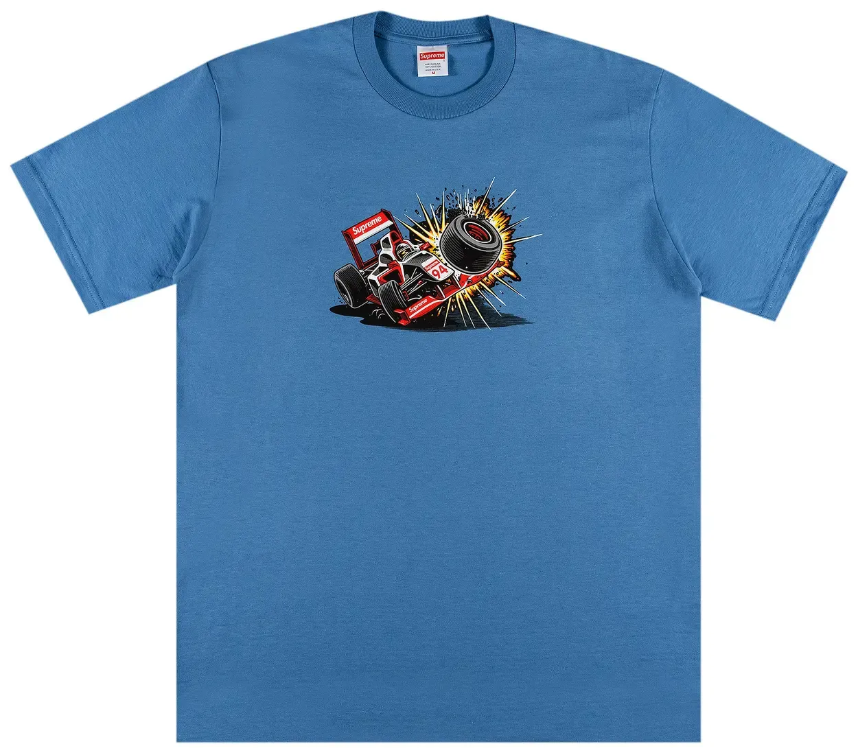 SUPREME LIGHT DUSTY BLUE CRASH TEE