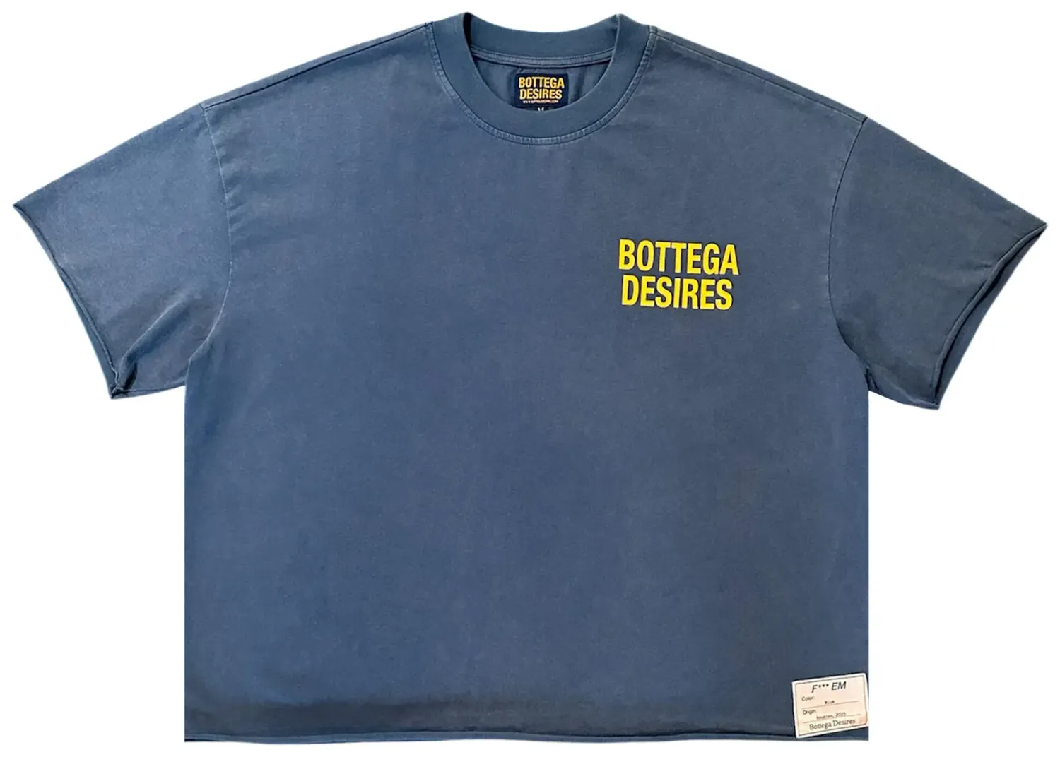 BOTTEGA DESIRES F**K EM BLUE TEE