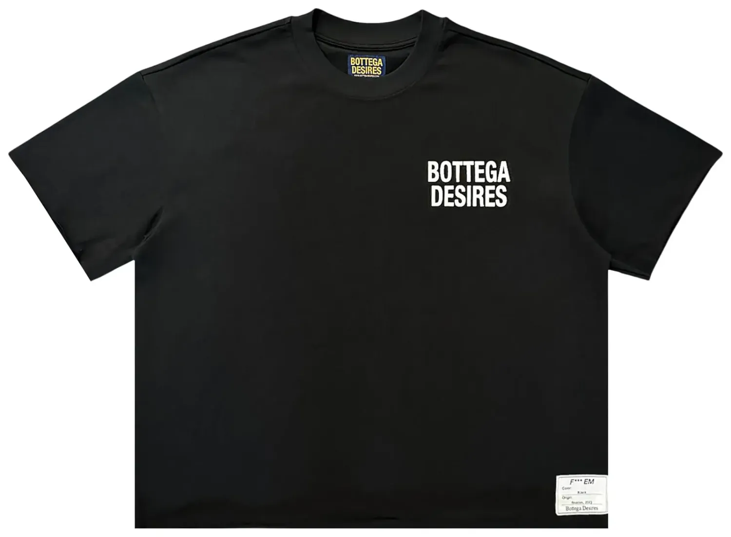 BOTTEGA DESIRES F**K EM BLACK TEE