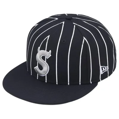 SUPREME DEVIL S LOGO FITTED STRIPE