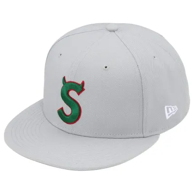 SUPREME DEVIL S LOGO FITTED GREY