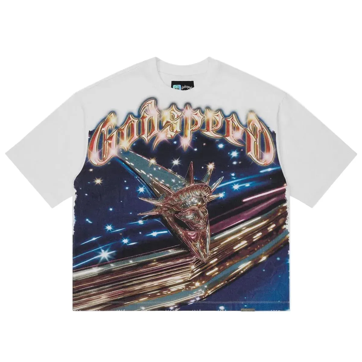 GODSPEED LIBERTY CRUISER TEE WHITE