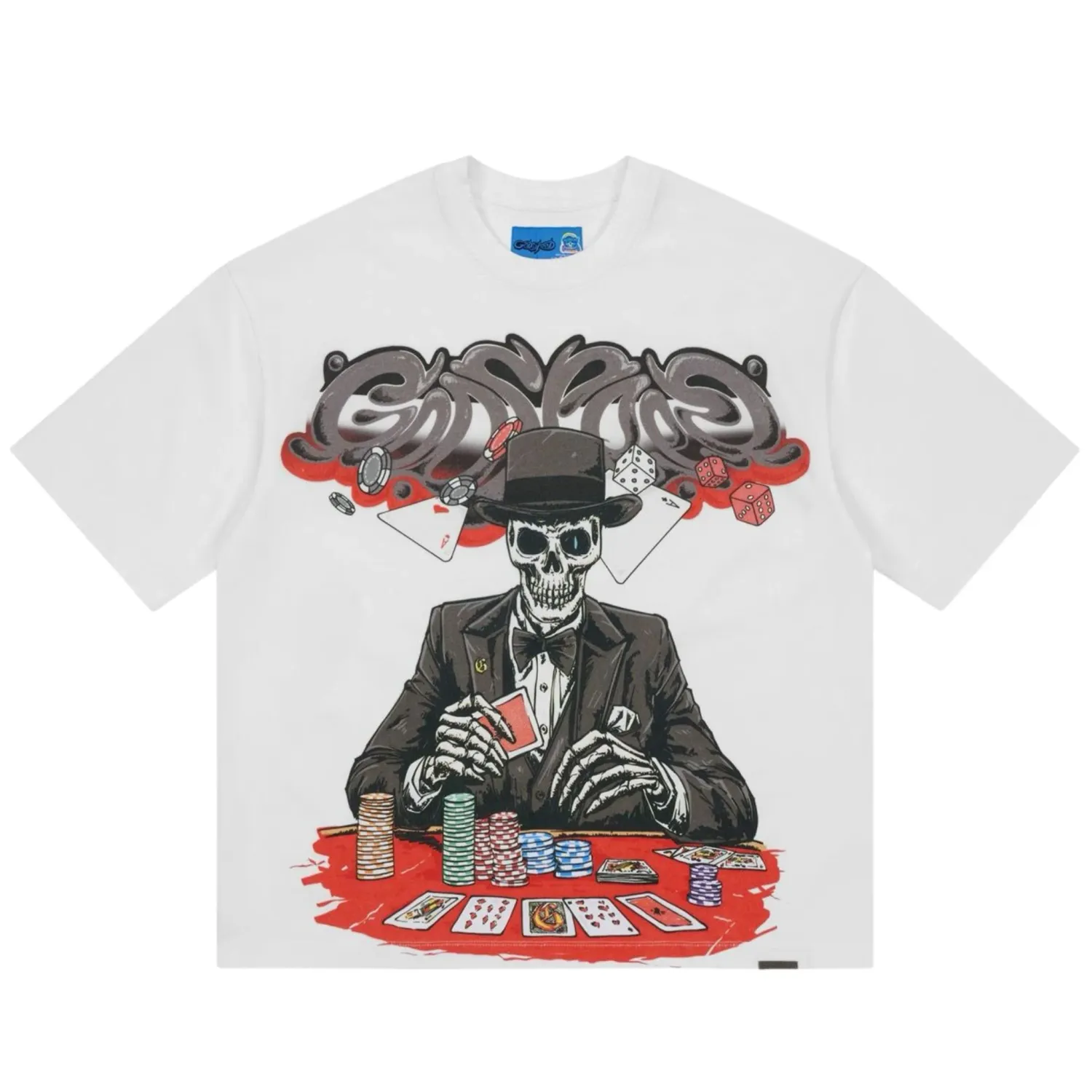 GODSPEED HIGH STAKES TEE WHITE
