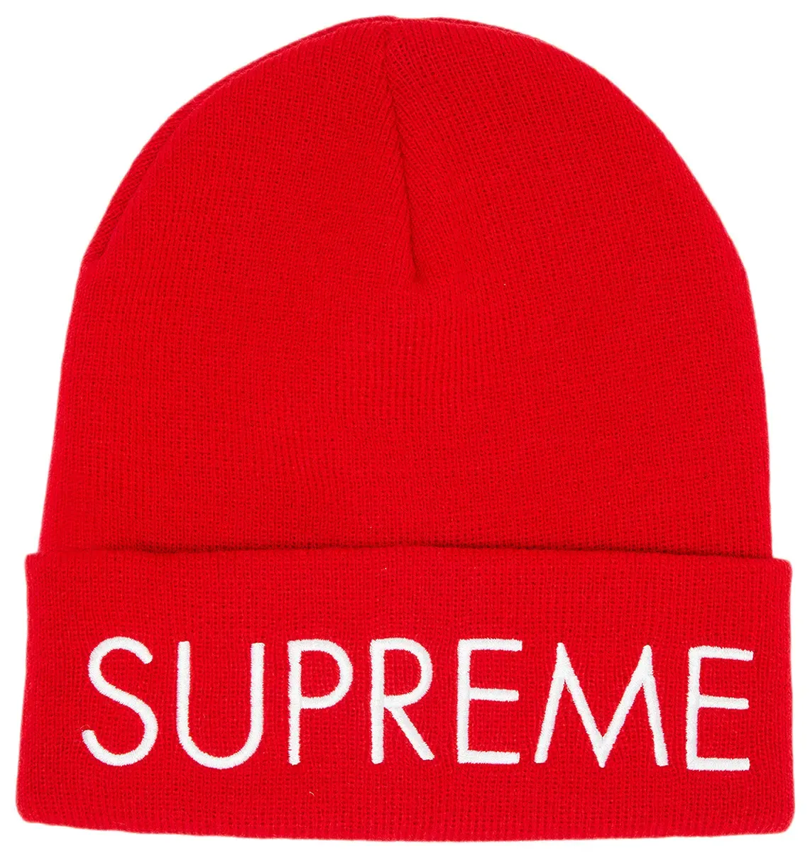 SUPREME CAPITAL BEANIE RED