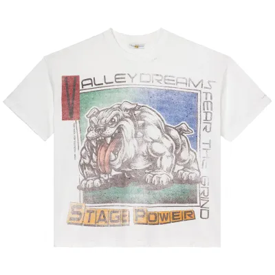 VALE BIG STAGE TEE WHITE