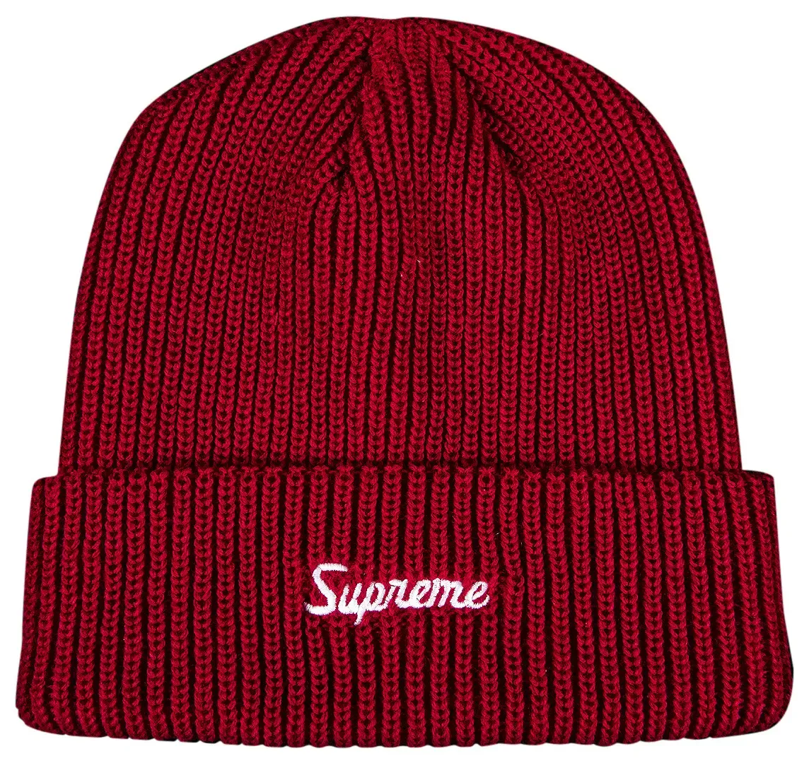 SUPREME LOOSE GAUGE DARK MAGENTA BEANIE