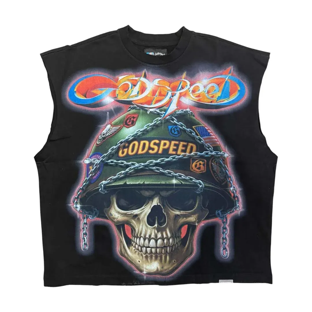 GODSPEED BADGES OF HONOR CUTOFF BLACK