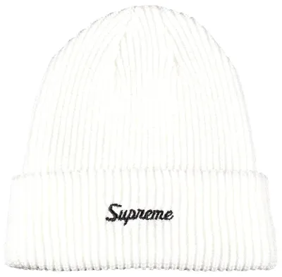 SUPREME LOOSE GAUGE BEANIE WHITE
