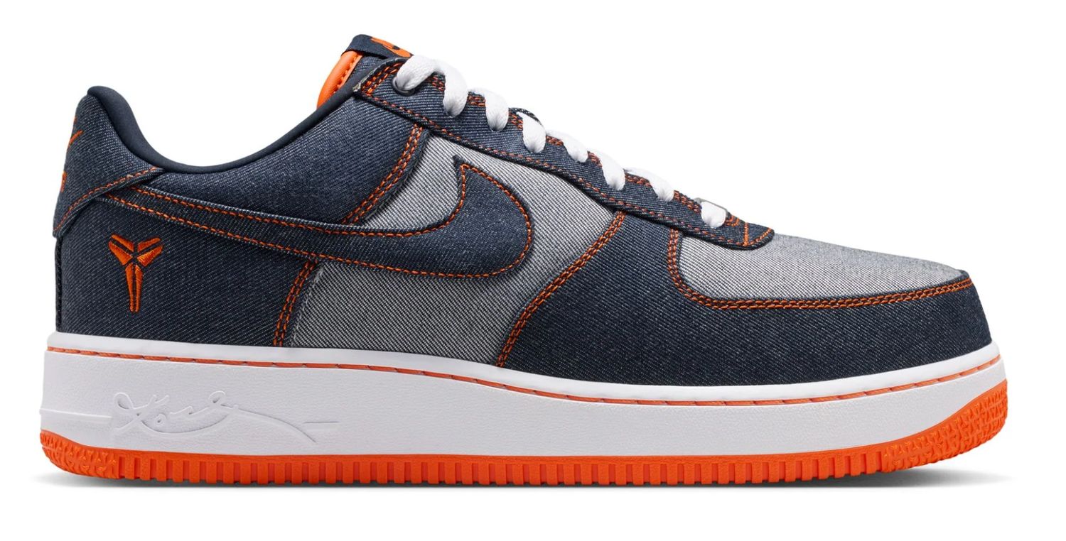 NIKE AF1 KOBE DENIM/ORANGE