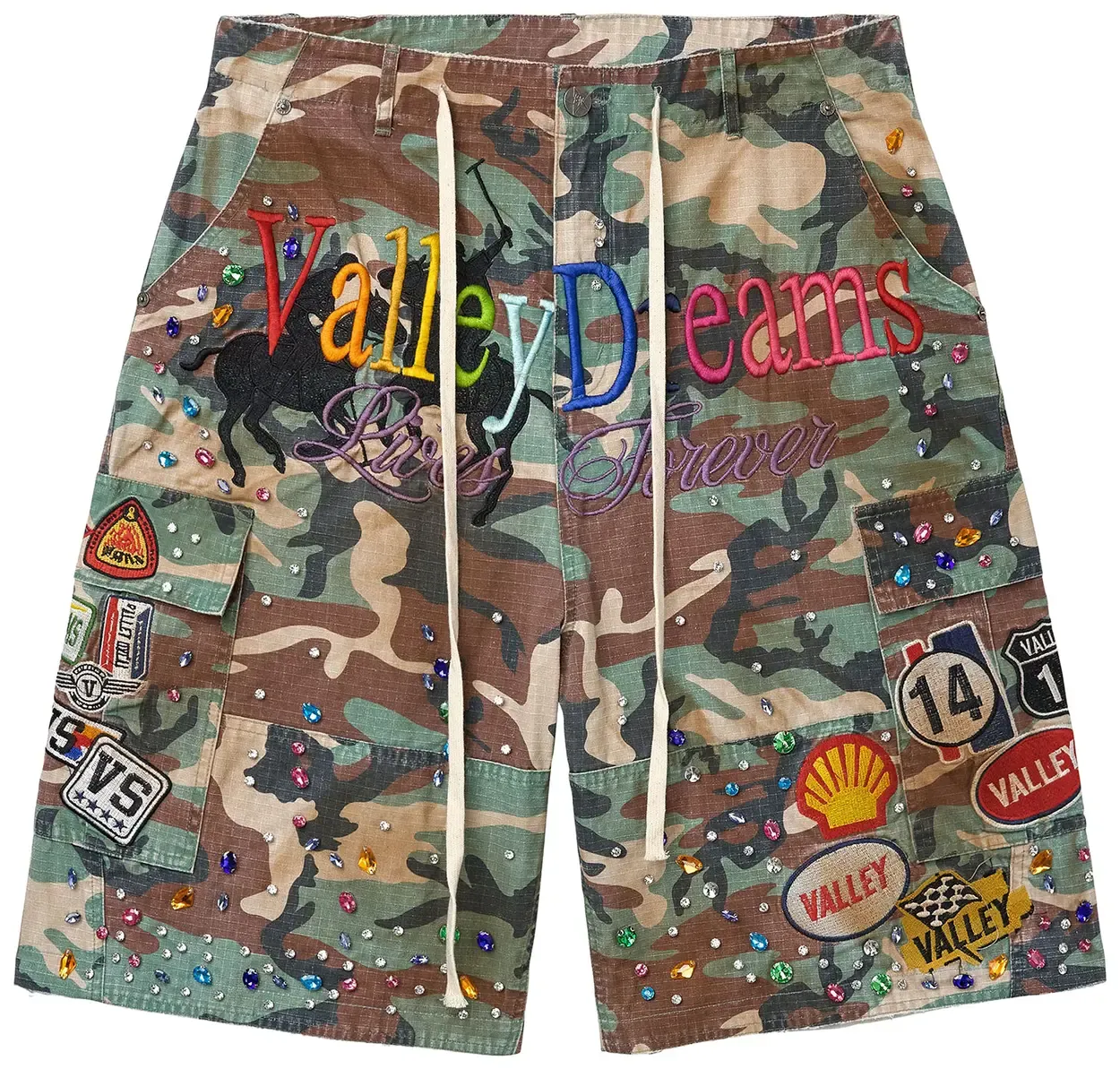 VALE DIY CAMO JORTS