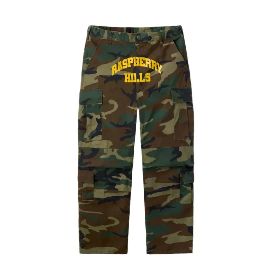 GV GALLERY RASPBERRY CAMO CARGO PANTS