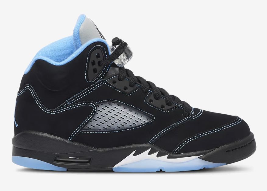 AJ 5 BLACK UNIVERSITY BLUE GS