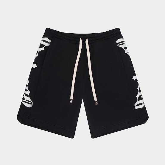 GODSPEED COURT SIDE TIE DYE BLACK SHORTS