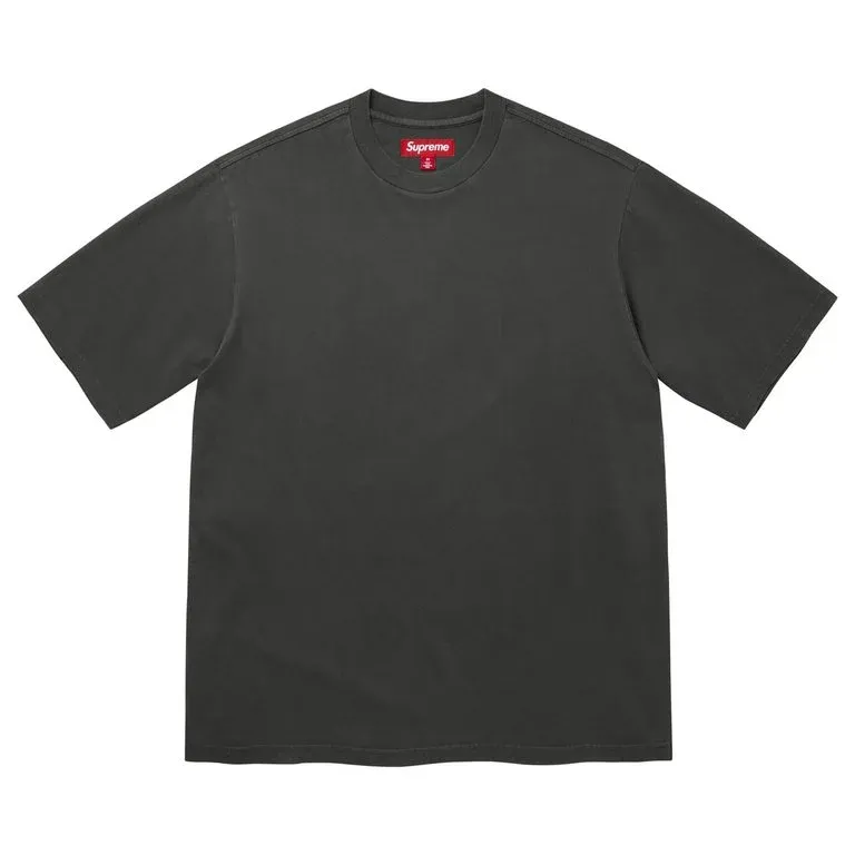 SUPREME RHINESTONE SCRIPT S/S TEE BLACK
