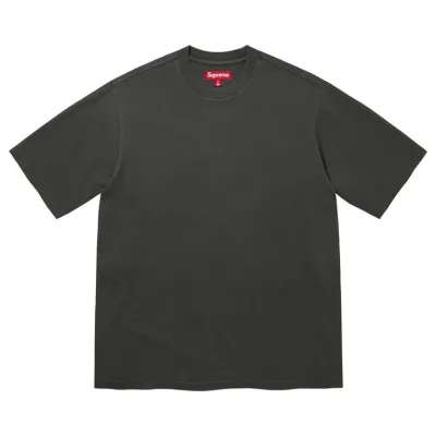 SUPREME RHINESTONE SCRIPT S/S TEE BLACK