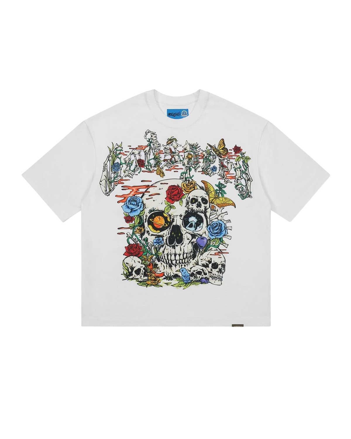 GODSPEED COSMIC REMAINS TEE WHITE
