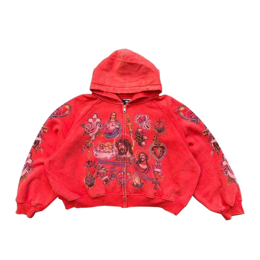 RIGHTEOUS RED RISEN ZIP