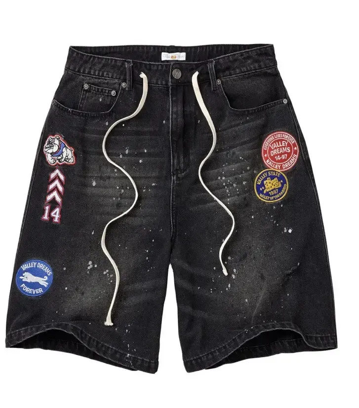 VALE PARADISE BLACK JORTS