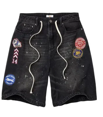 VALE PARADISE BLACK JORTS