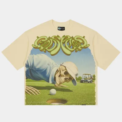 GODSPEED GREEN REAPER TEE BONE