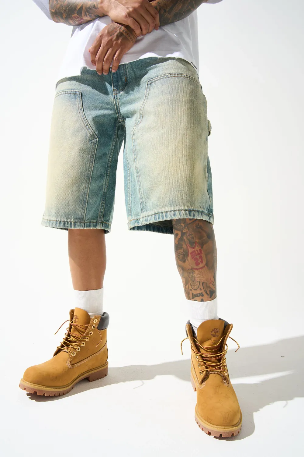 SERENEDE CITRUS DENIM SHORTS