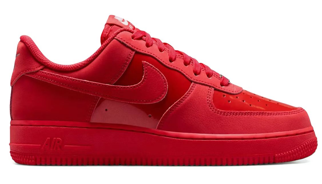 NIKE AF1 LOW UNIVERSITY RED/RED