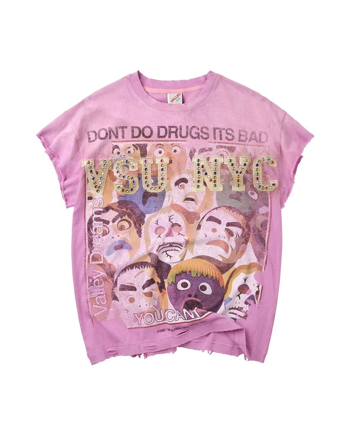 VALE NO DRUGS TANK PINK