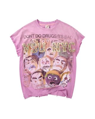 VALE NO DRUGS TANK PINK