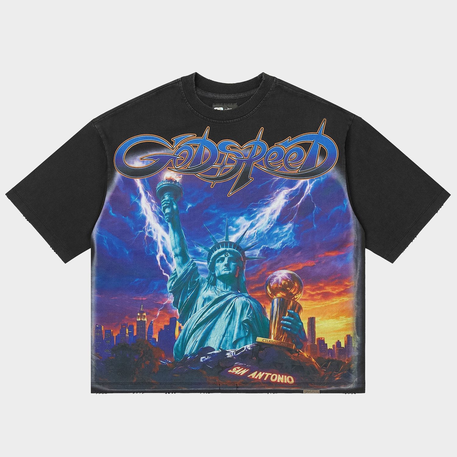 GODSPEED LIBERTY REIGNS TEE BLACK