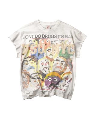VALE NO DRUGS TANK WHITE