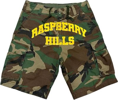 GV GALLERY RASPBERRY CAMO SHORTS