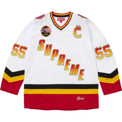 SUPREME FDNY HOCKEY WHITE
