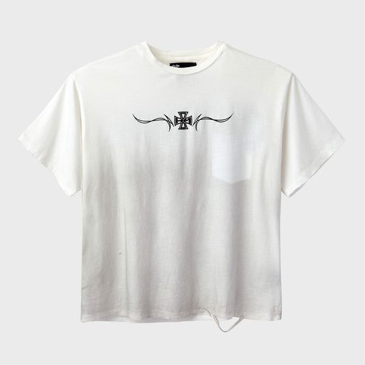 HMDD CHIMMERS GHOST POCKET TEE WHITE