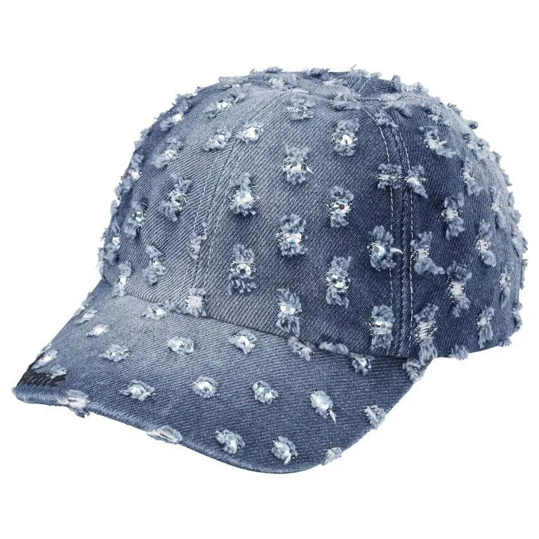 SUPREME HOLE PUNCH RHINESTONE DIRTY DENIM