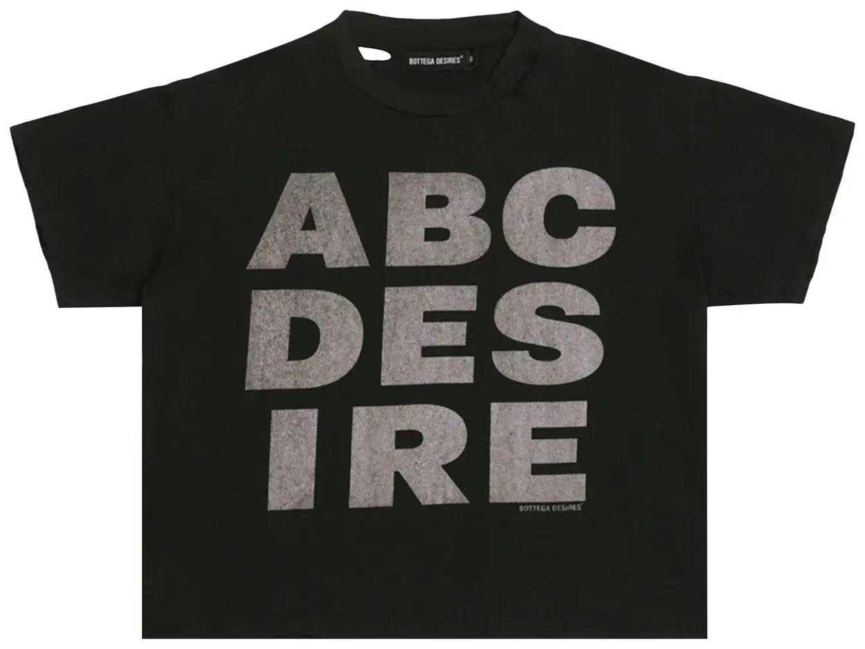 BOTTEGA DESIRES ABC DESIRES TEE BLACK