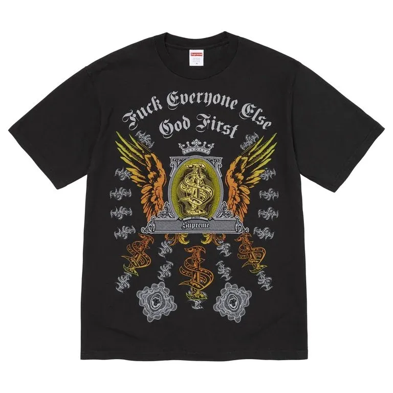 SUPREME MONEY TEE BLACK