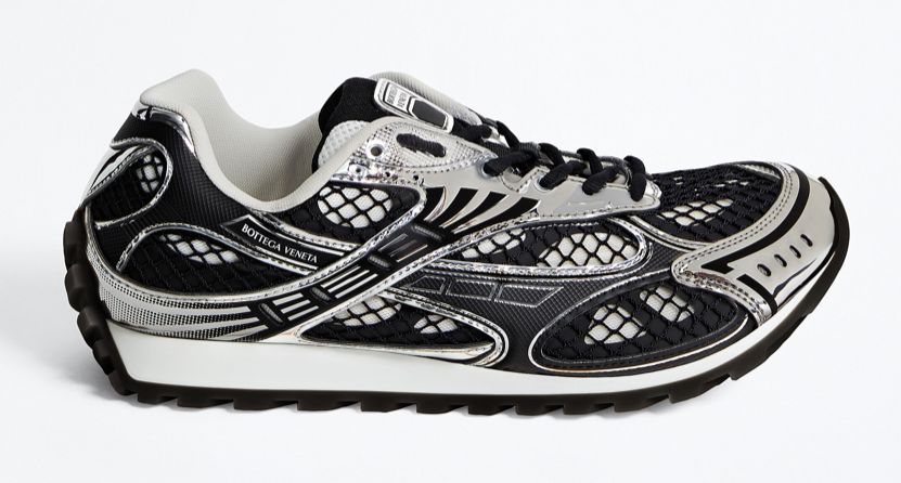 BOTTEGA VENETA ORBIT SILVER/BLACK