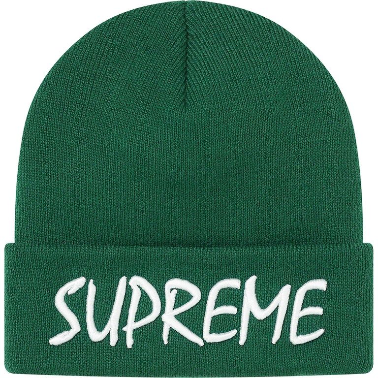 SUPREME FTP BEANIE DARK GREEN