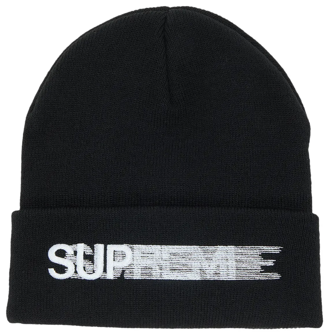 SUPREME MOTION LOGO BEANIE BLACK
