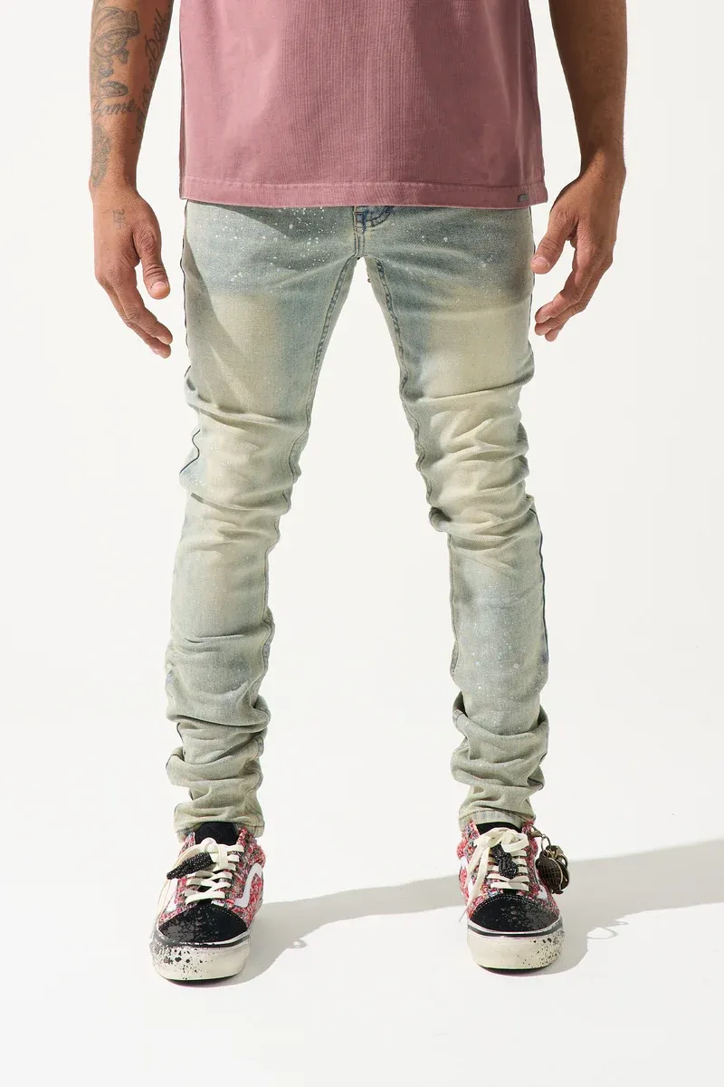 SERENEDE PEARL JEANS LIGHT BLUE