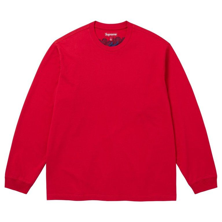 SUPREME INTARSIA LS TOP RED