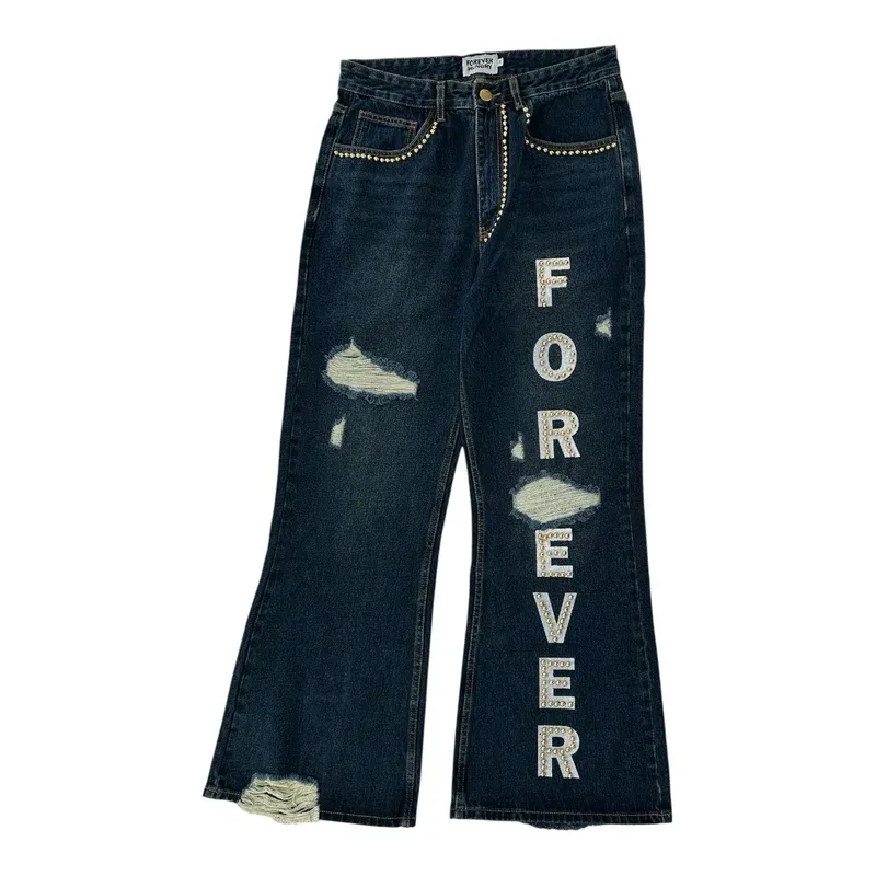 FOREVER FLARE JEAN DARK BLUE