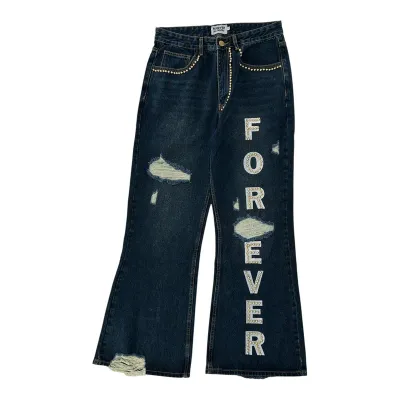 FOREVER FLARE JEAN DARK BLUE