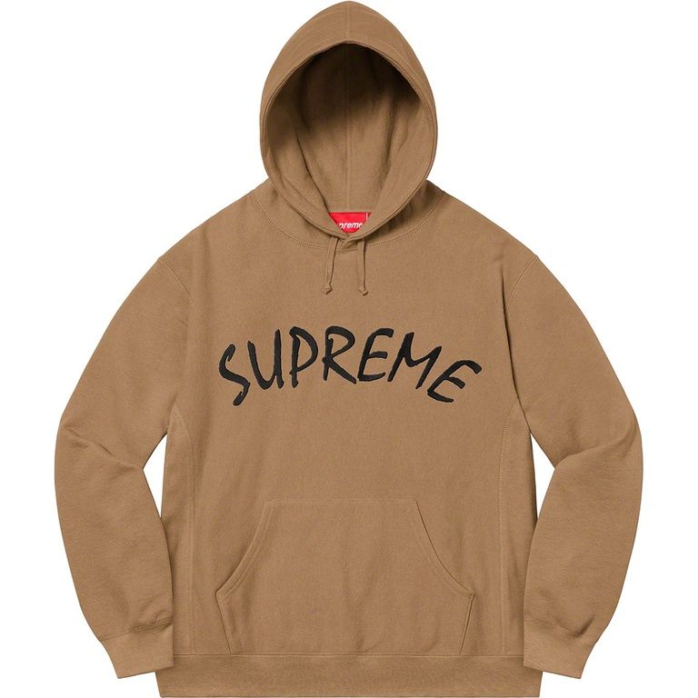 SUPREME FTP HOODED SWEATSHIRT BROWN