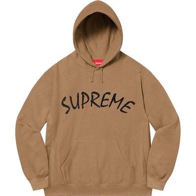 SUPREME FTP HOODED SWEATSHIRT BROWN