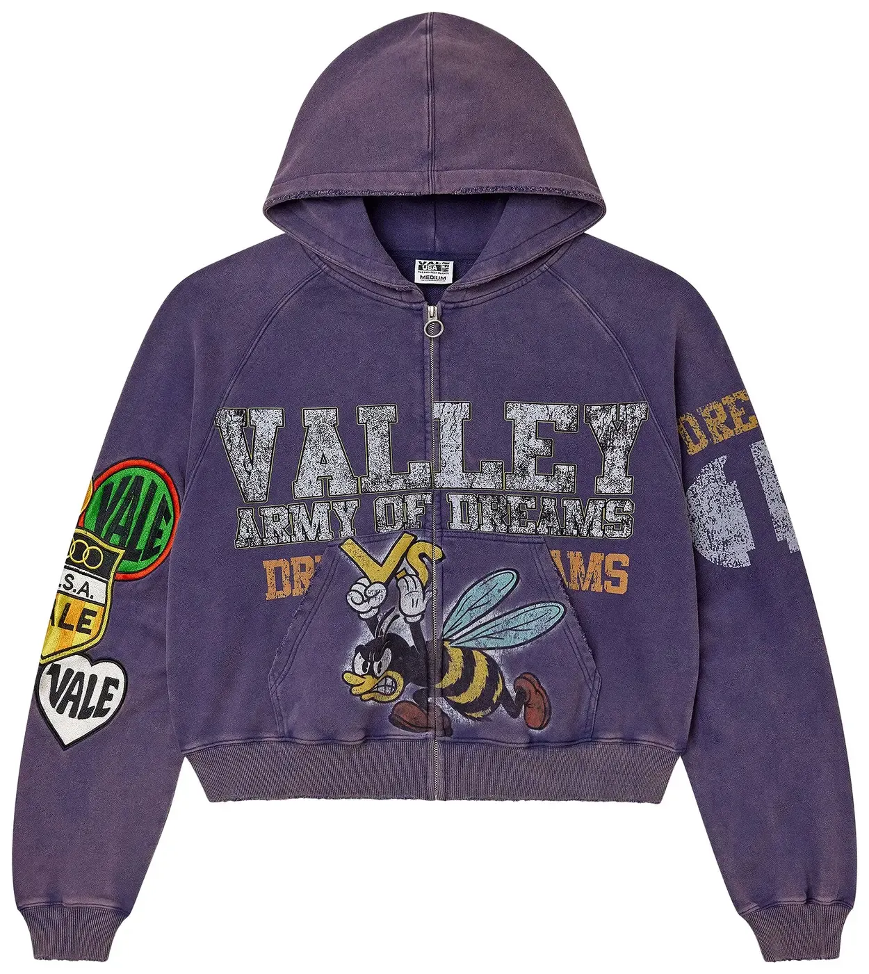 VALE ARMY ZIP UP NAVY
