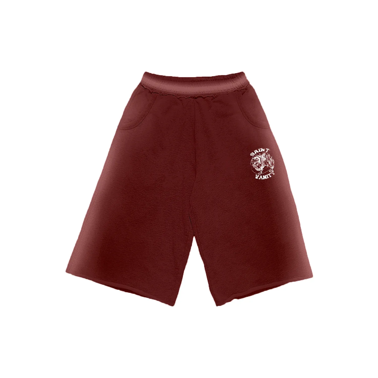 SAINT VANITY BURGUNDY ASH LONGSHORTS