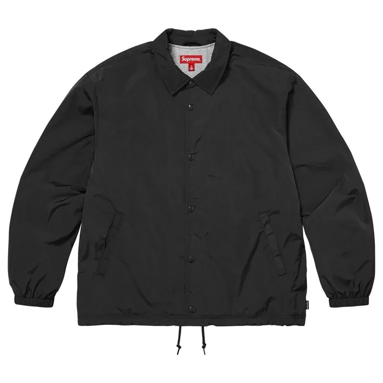 SUPREME COACHES JACKET BLACK/WHITE